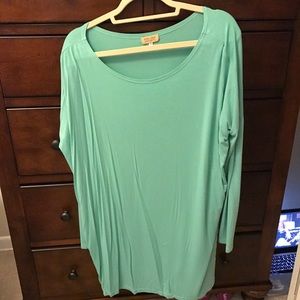 Long Sleeve Piko Dress Size Medium